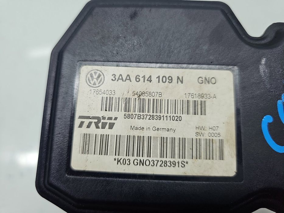 Pompa ABS Volkswagen Passat CC (357) [Fabr 2008-2012] 3AA614109N 2.0 T