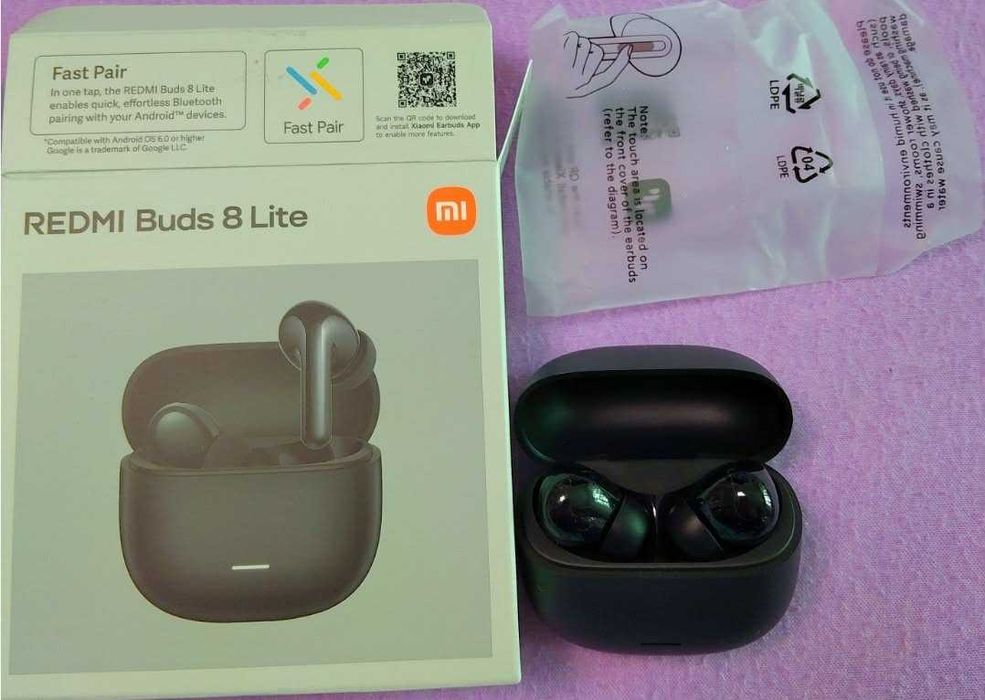 Безжични слушалки Xiaomi buds 8 lite
