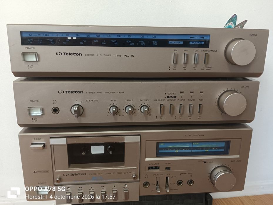 Linie Teleton   ,amplif ,tuner ,dek sh doar cu aplif sau EQ  JVC