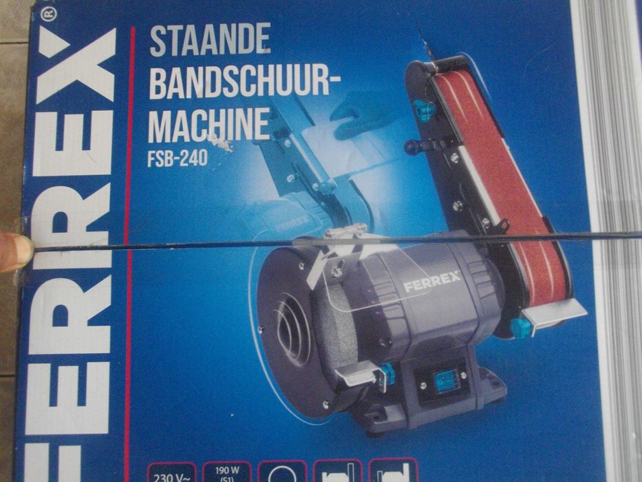 Нов Немски Шлифовъчен Шмиргел/Шлайф-Пълен Комплект-FERREX-240W/2980 об