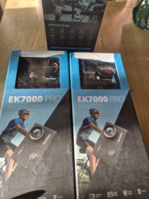 AKASO  EK7000 Pro. 4K/Екшън камера CMOS сензор, 20MP+ комплект аксесоари