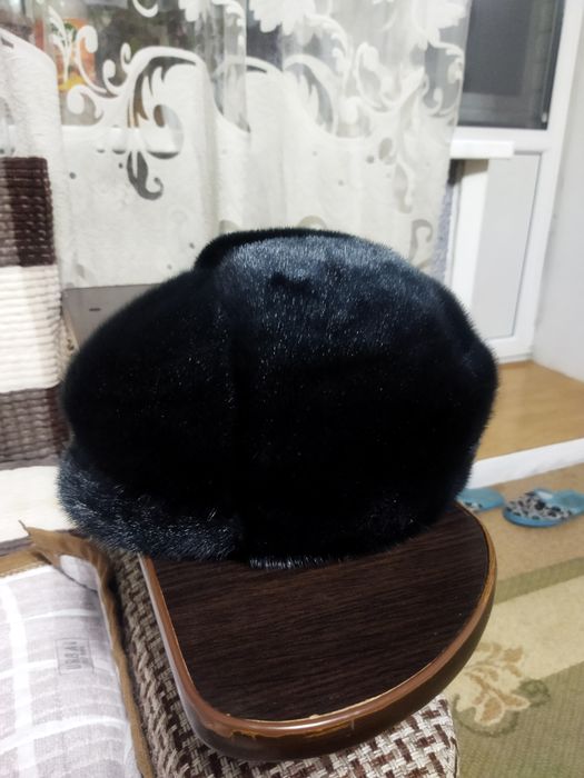 Шапка,кепка мех нерпа