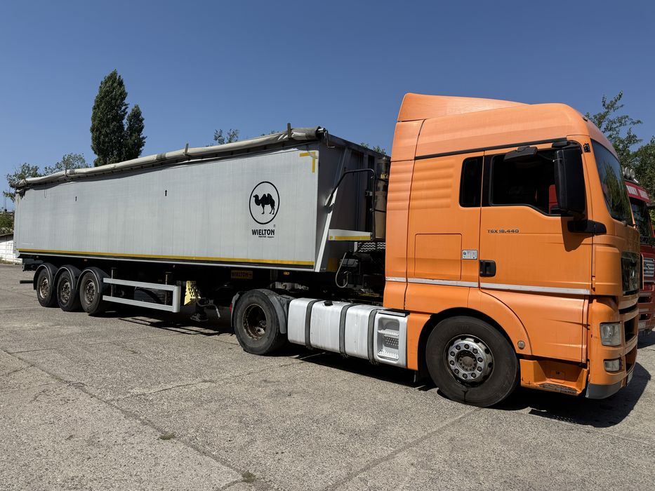 Ansambu Cap Man tgx + bena Wielton 57mc