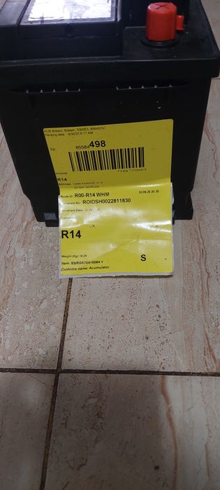 Baterie auto de vânzare