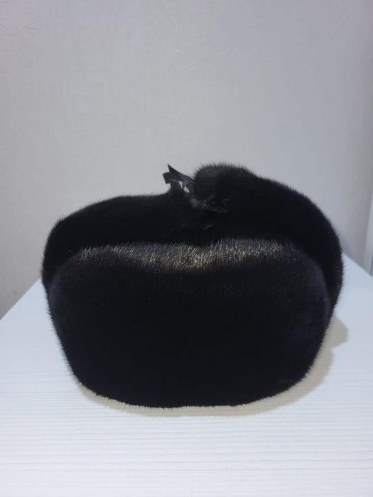 Мужская норковая ушанка, зимнная шапка