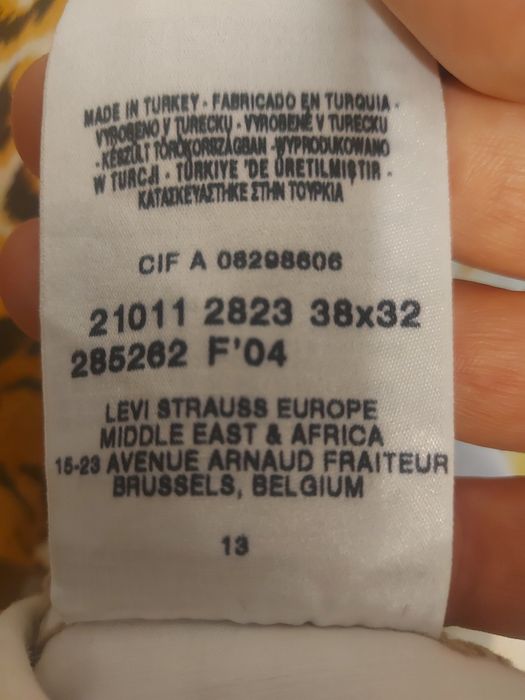 Levi's Strauss stofă barbatesti 38/32 Kaki