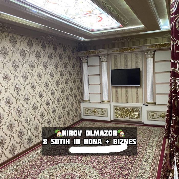 Киров Олмазор кучасида 8 сотих ховли. Орка олди куча. Бизнеси билан