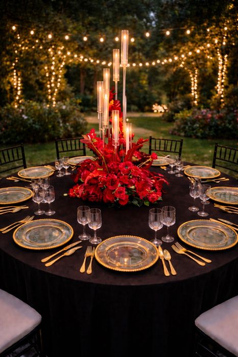 Decor cununie rosu ceremonie luxury decor biserica porumbei fum artifi