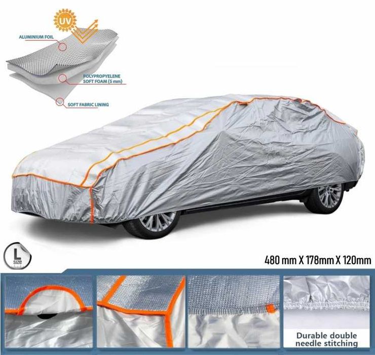 L LUX Водоустойчиво Покривало против градушка с алуминиево покритие