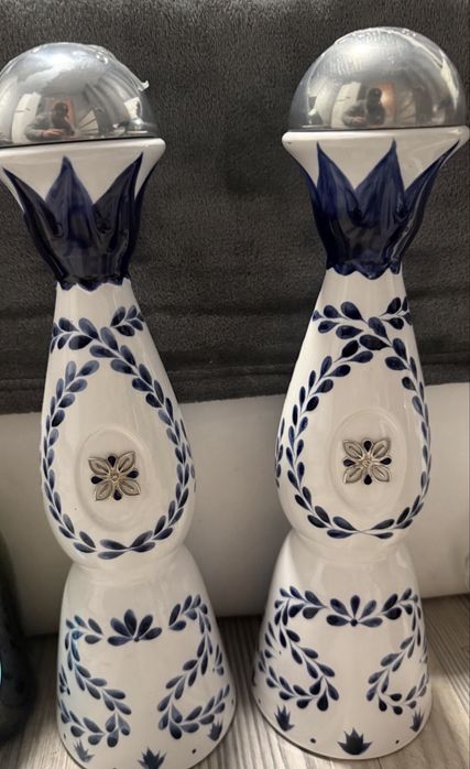 Clase Azul декоративна бутилка / ръчно рисувана керамика / luxury decor