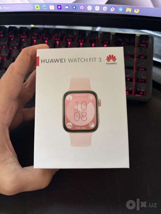 Huawei watch fit 3 pink