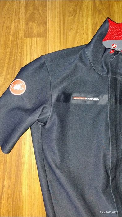 Bluză ciclism Castelli Rosso CORSA