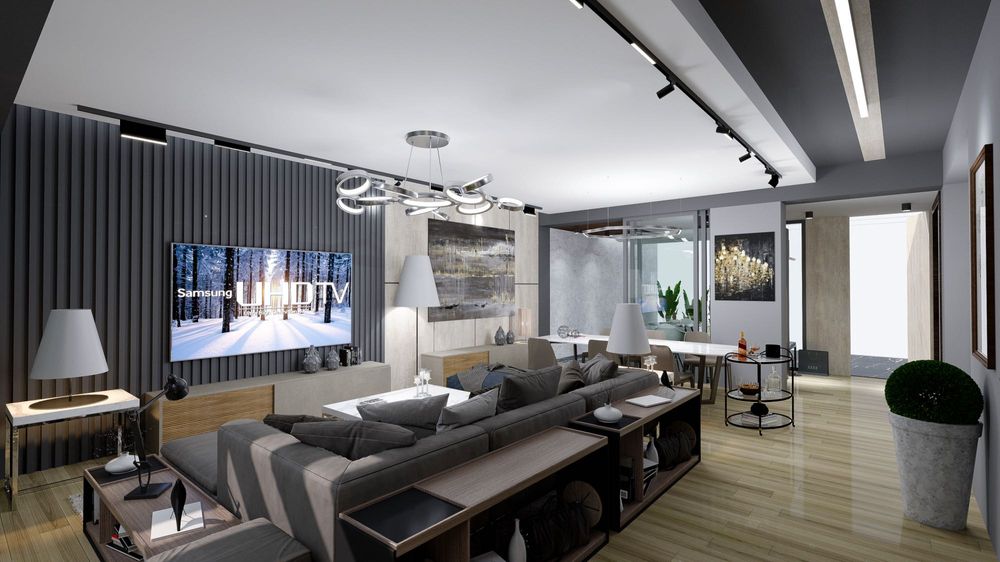 Дом 2 этажа, 3 уровня, Кибрай Набережная 3 сотки