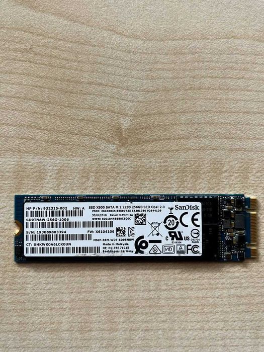SSD M2 256 GB Sandisk