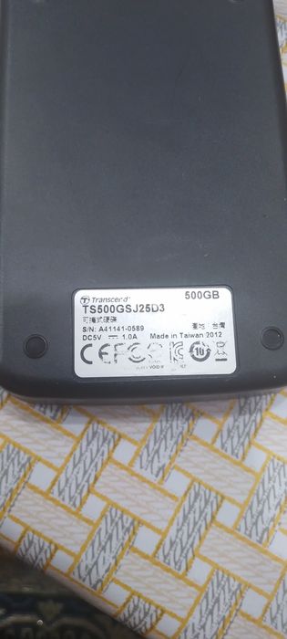 Внешний диск на 500 GB Тайвань б/у