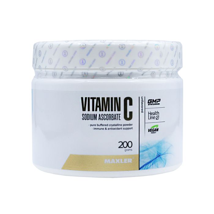Витамин С аскорбат натрия Maxler 200 порций 200 гр