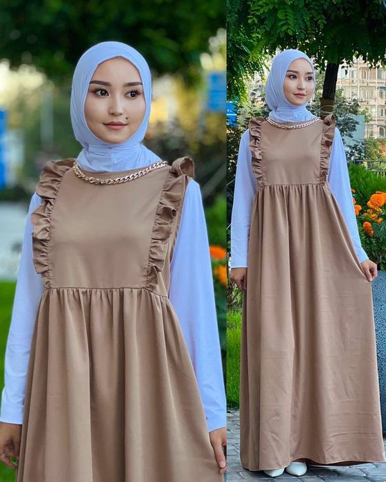 Сарафан с рюшкой