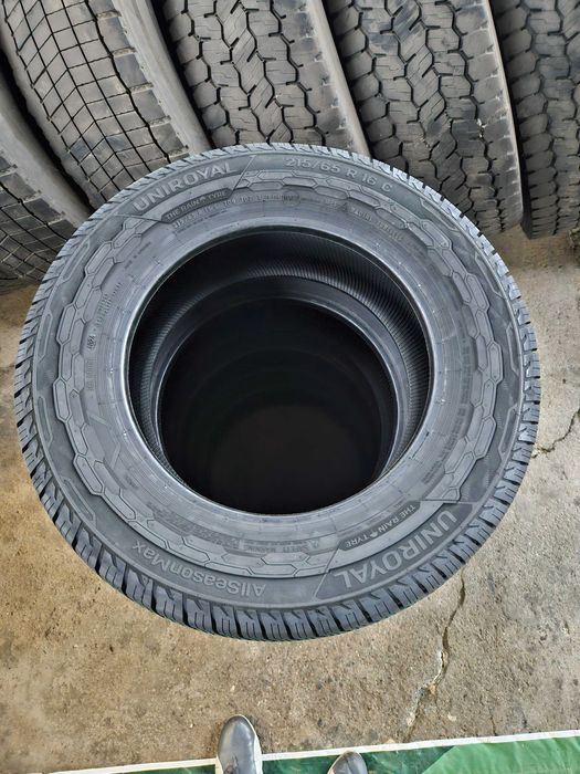 4 Нови бусови гуми 215/65 R16C Uniroyal AllSeasonMax 109T 8PR DOT4024