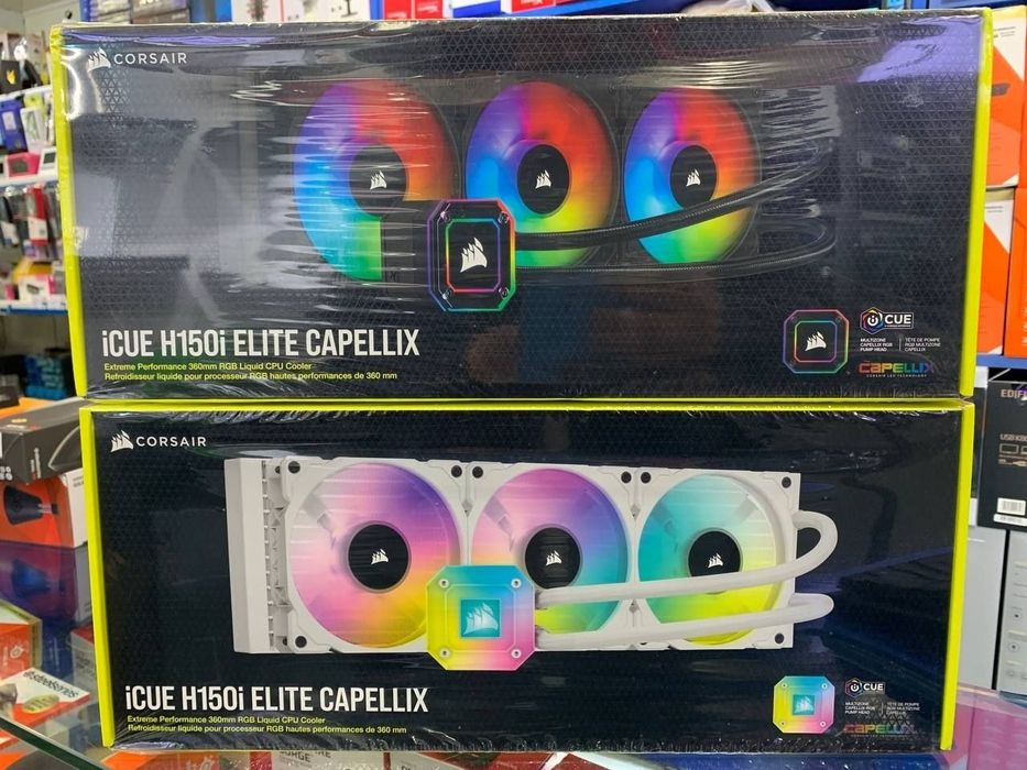 Corsair H150i elite СКИДКА capellix водяное охлаждение/водянка/кулер