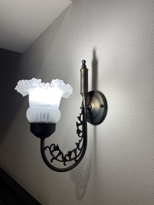 Бра Настенный светильник медный винтаж