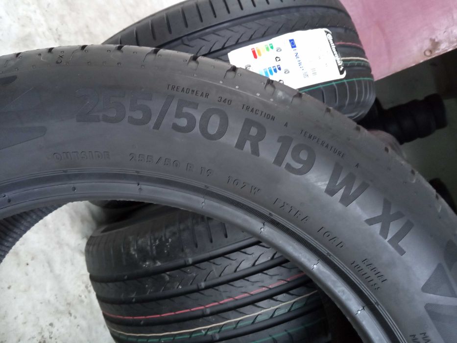 4 Нови летни гуми 255/50R19 Continental EcoContact 6 Q XL MO 107W