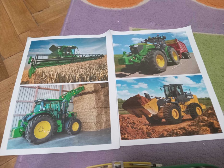 Пъзел Jonh Deere 4в1  в метална кутия