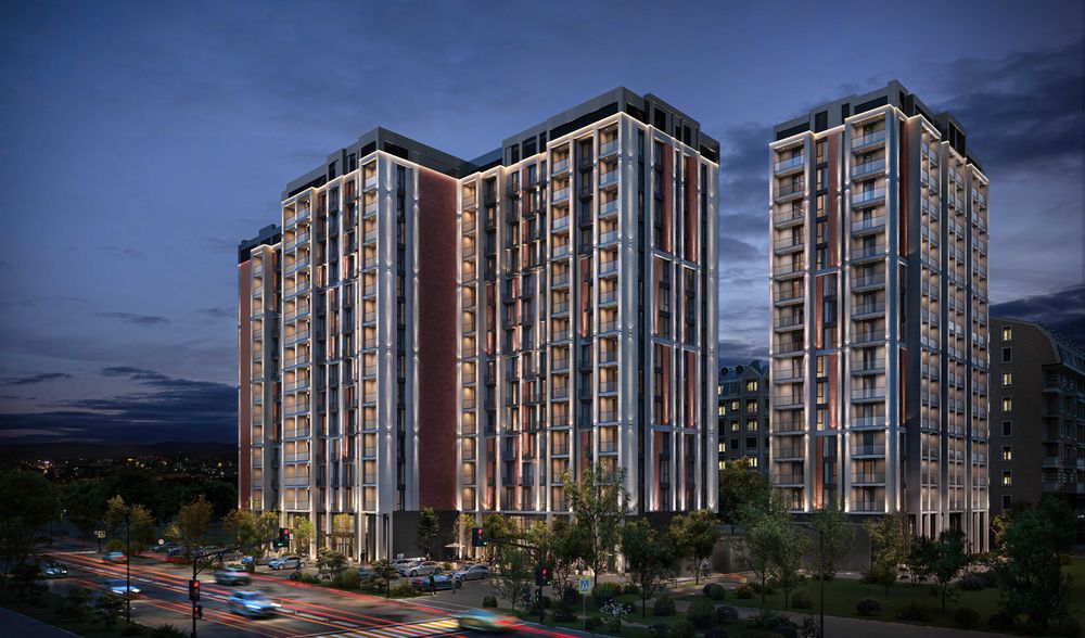 Мирабад Северный вокзал 2х комнатная в новом ЖК 40,39 м²(IS)