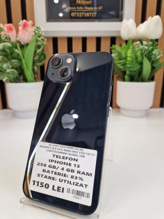 Iphone 13 256GB / 4GB RAM 83% Baterie Garantie! #35027 #46549