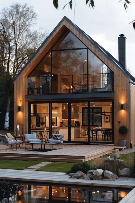 Строительство BarnHouse дома под ключ