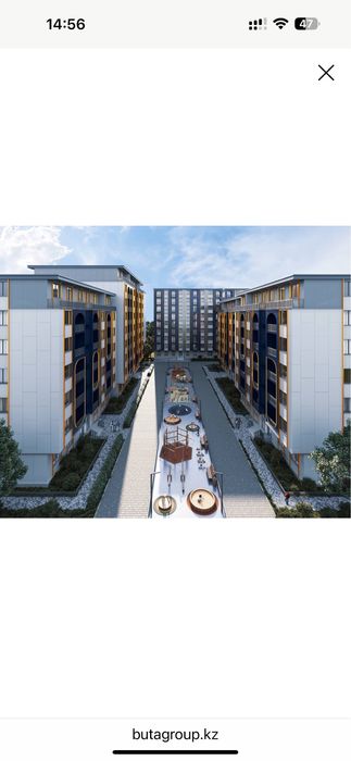 Продаем Евродвушку в жк Buta Mirai