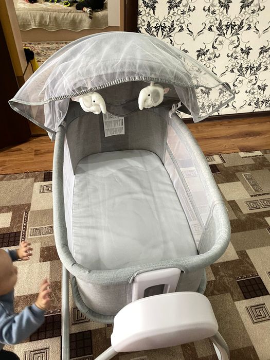 Манеж кровать электро качалка