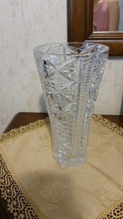 Ваза хрусталь высота 22 см
