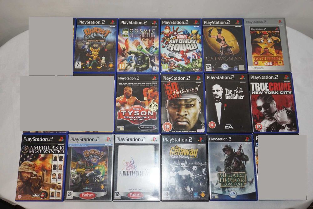 Лот от 187 игри за PS2 Turok/50 Cent/Star Wars/Ratchet And Clank/Sonic