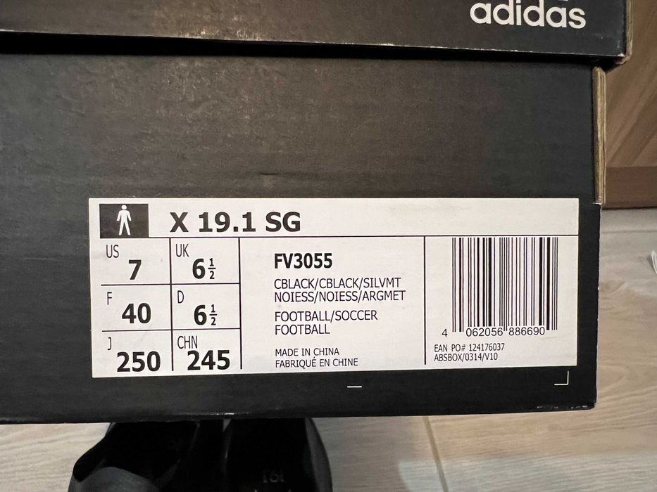 adidas X 19.1 sg бутонки ,калеври ,футболни обувки номер 40