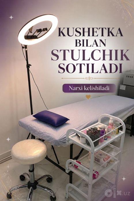 salon uchun Stolchik va kushelka