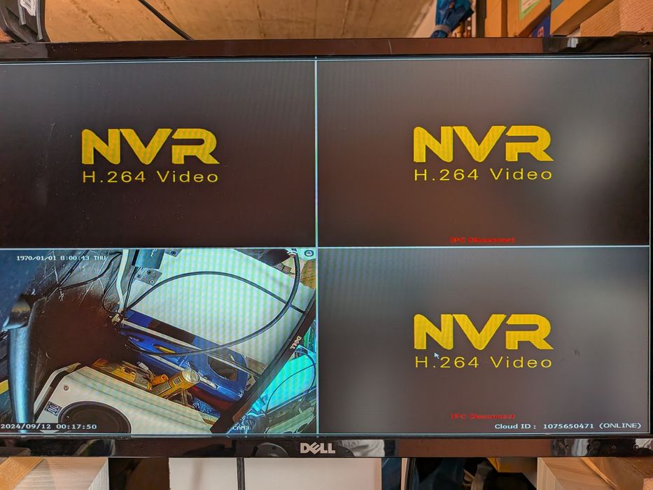 DVR și 4 camere hgnvk4884 homeguard