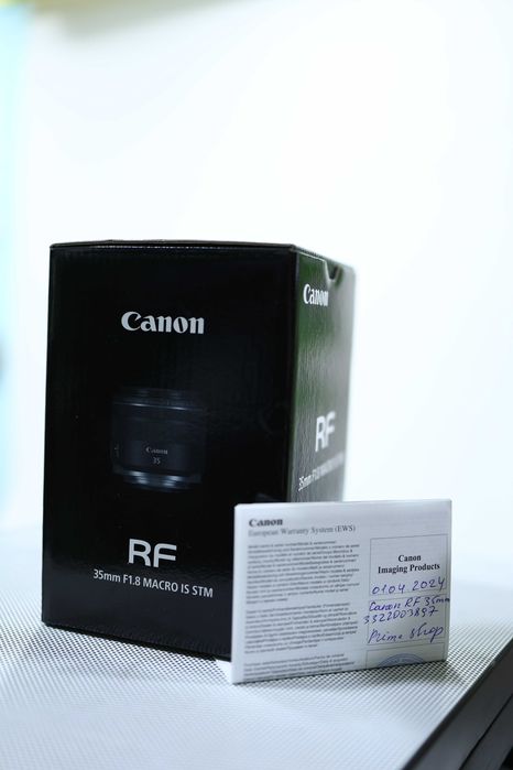 canon rf 35mm f/1.8 macro is stm  Yangi