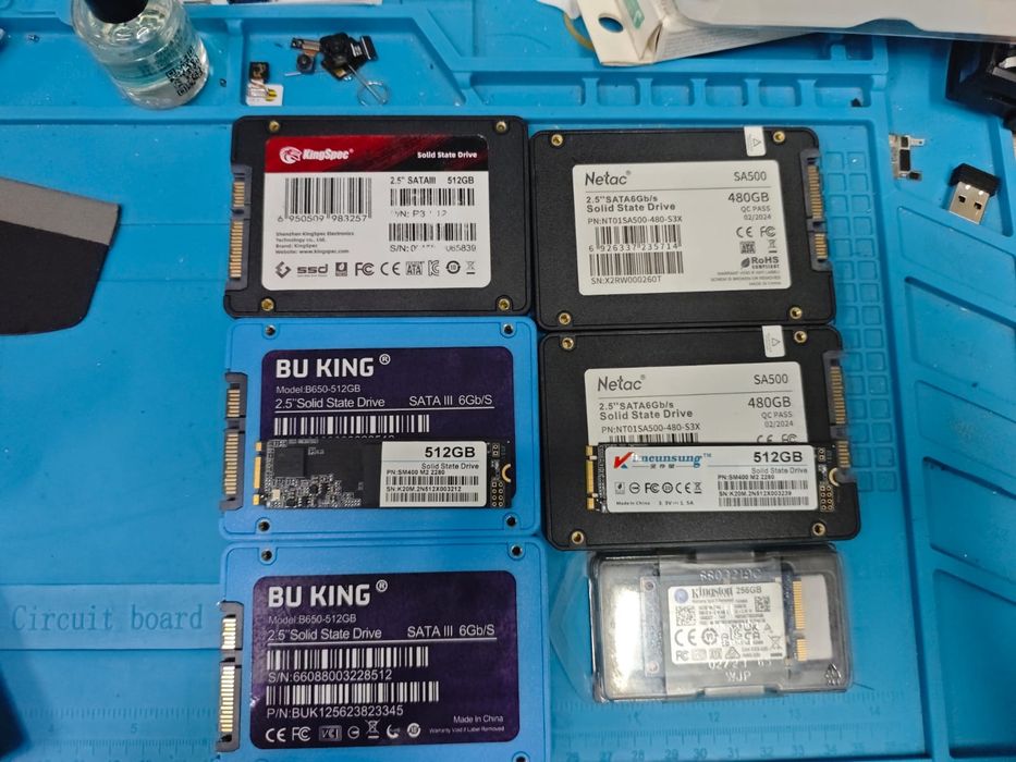 Продам ssd разные 512ГБ
