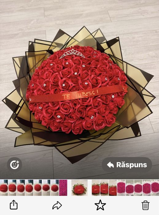 Buchet 101 trandafiri de sapun