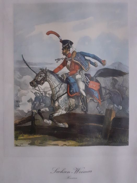 Lot 4 litografi vechi ,Germania