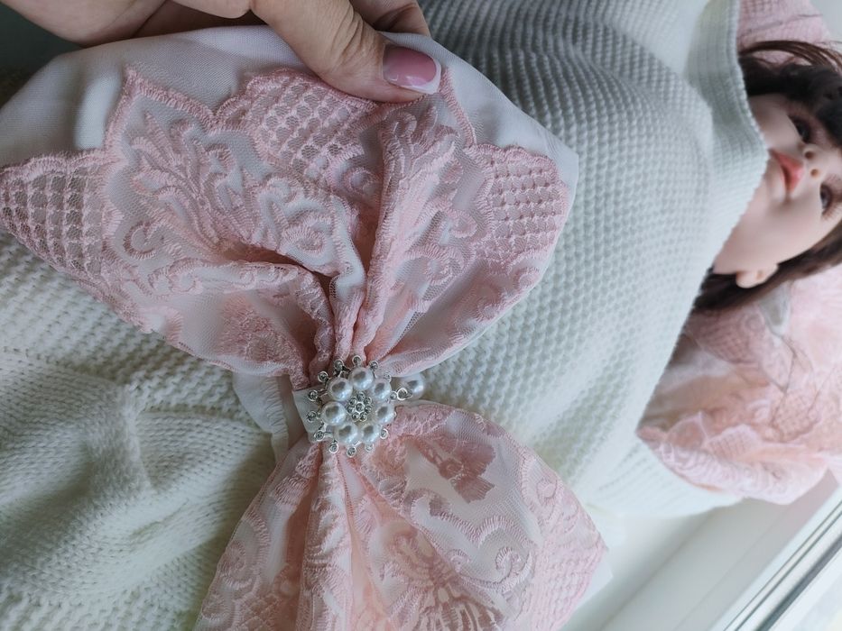 Вязаный конверт на выписку