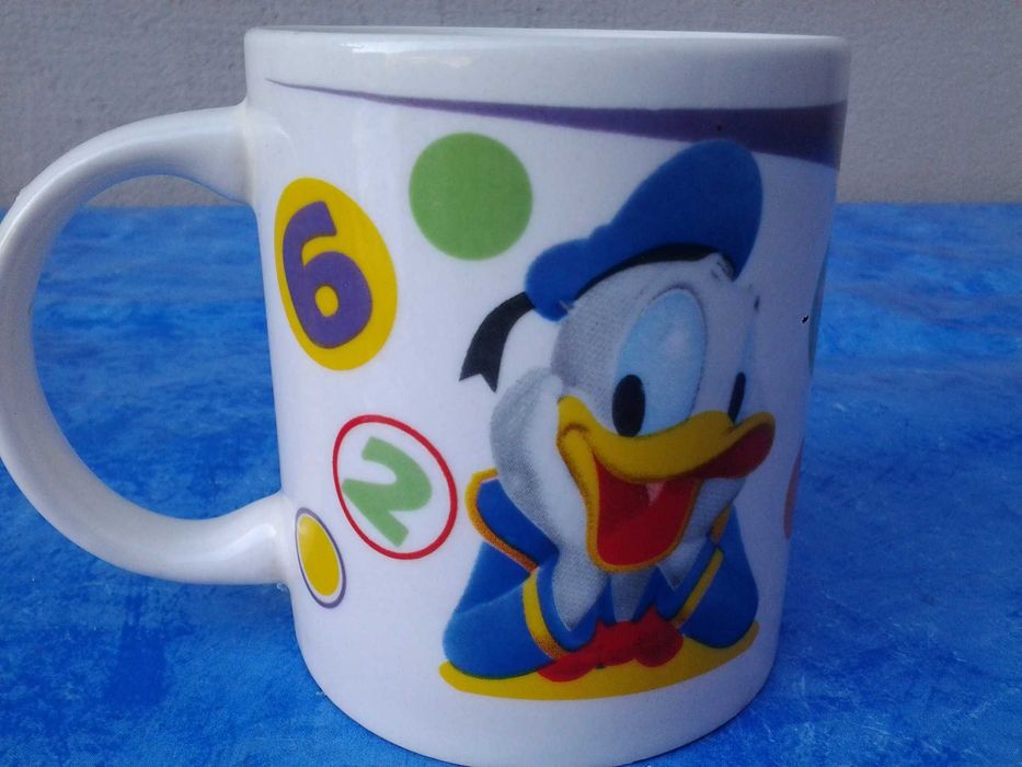 Disney Mickey Mouse & Donald Duck, cana ceramica copii, 200 ml