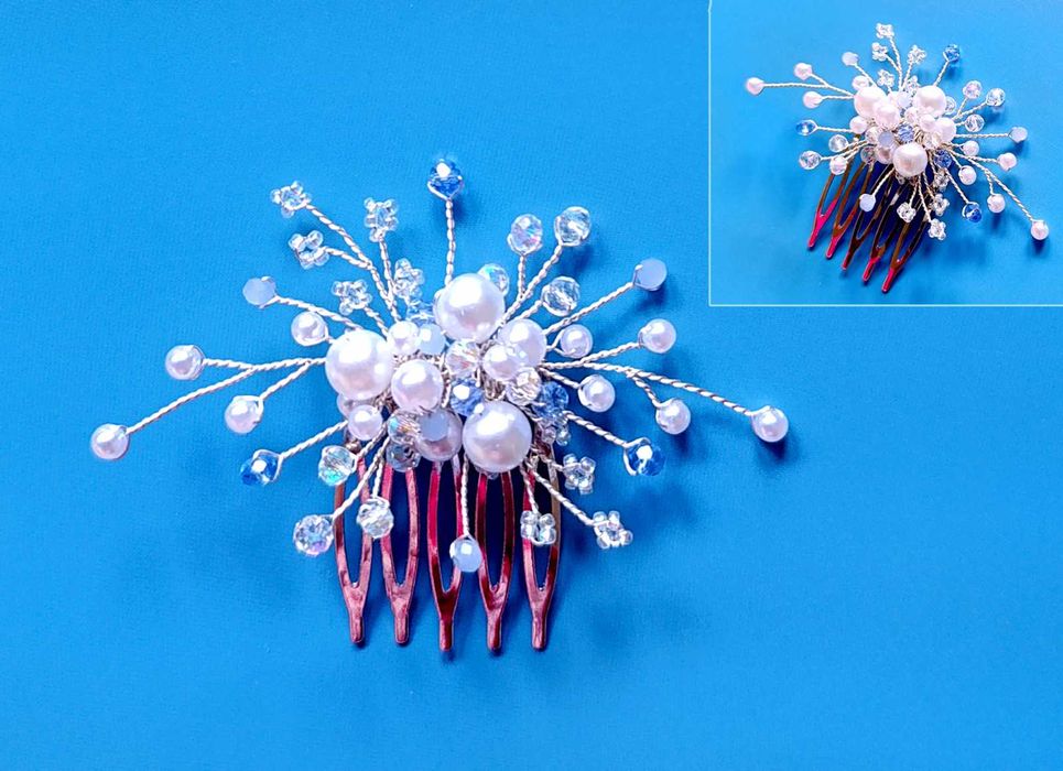 Булчинска украса за коса/ Сватбени аксесоари/ Бижута за коса