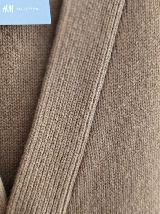 100% lână Cardigan scurt / Bluza  de lână groasă