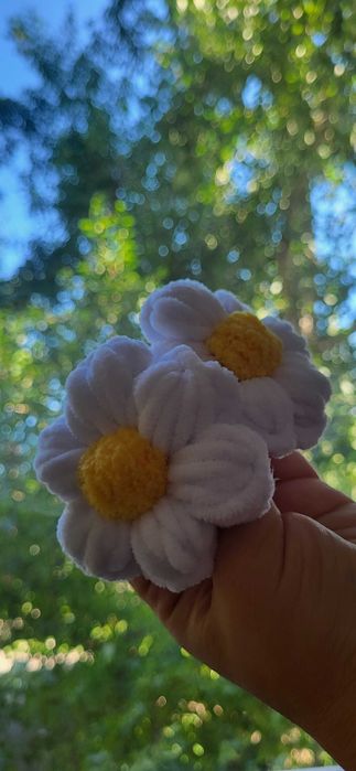 Резинка для волос "Ромашка"