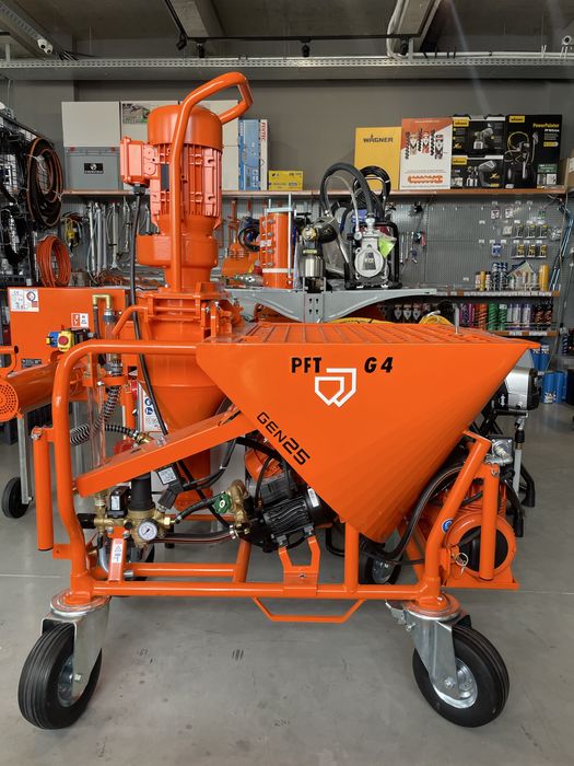 Pft G4, Masina de tencuit, pompa de tencuit, sapa lichida, RATE!