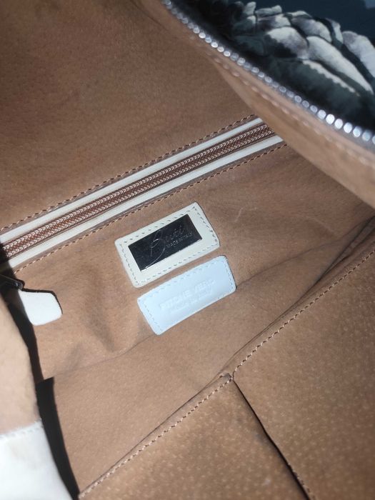 Комплект от ПИТОНОВА КОЖА -чанта за рамо и колан. Италия