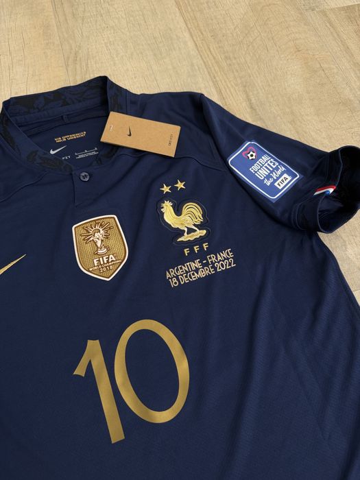 Tricou de fotbal France Franta nationala finala vs Agentina 2022 world cup  marime L