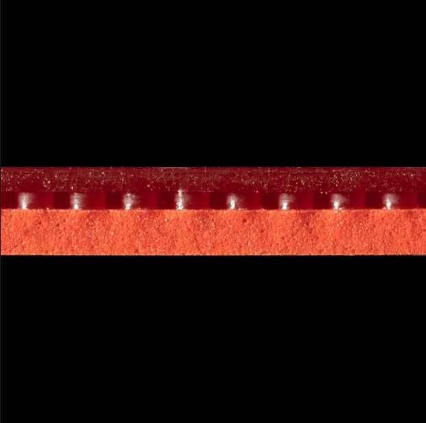 Гуми за тенис на маса SANWEI T88 ULTRA Spin . Черна + червена.