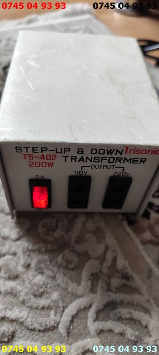 transformator traf 110v din 220v face 110v 200W step up step down